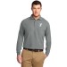 Mens Silk Touch™ Long Sleeve Polo - EMBROIDERED LOGO