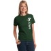 Ladies Heavy Weight 6.1oz 100% Cotton Tee - Vertical Staff Logo