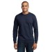 Adult 5.5oz 50/50 Long Sleeve Cotton Tee  - Vertical Staff Logo