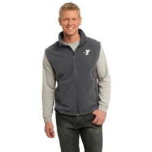 Mens Fleece Vest - Embroidered