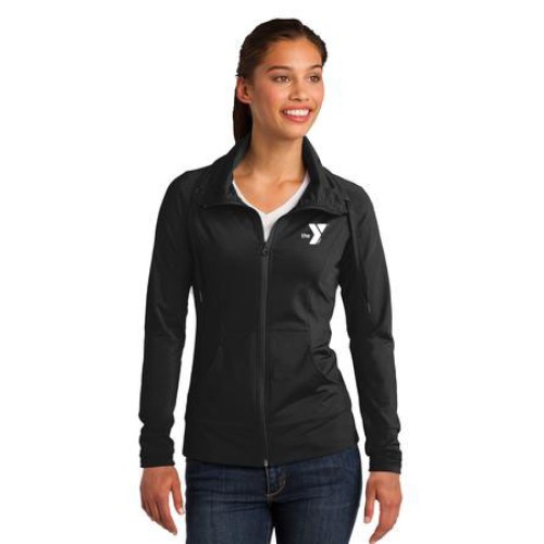 Ladies Sport-Wick® Stretch Full-Zip Jacket - Embroidered