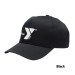 Six Panel Fine Twill Cap with Embroidered YMCA logo  (12 Pc Miinmum order)