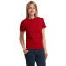 Ladies 6.1oz 100% Cotton Tee  - Y Logo w/ Youth Leader Left Chest