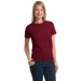 Ladies 6.1oz 100% Cotton Tee  - Y Logo w/ Youth Leader Left Chest