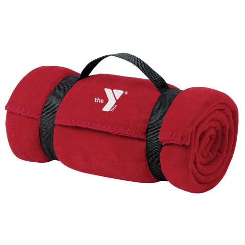 Fleece Blanket w/ Embroidered YMCA Logo