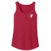 Ladies 100% Cotton Scalloped Hem Tank Top - Screen Print