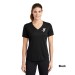 Ladies Racer Mesh V-Neck Tee - Screen Print