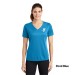 Ladies Racer Mesh V-Neck Tee - Screen Print