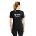 Ladies Racer Mesh V-Neck Tee - Screen Print