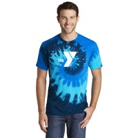 Adult Short Sleeve Tie Dye 100% Cotton Tee - Screen Print