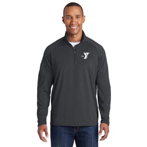Mens Sport-Wick® Stretch 1/2-Zip Pullover - Embroidered