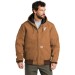 Men's Carhartt ® Quilted-Flannel-Lined Duck Active Jacket - Embroidered