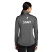 Ladies PosiCharge® Electric Heather Colorblock 1/4-Zip Pullover - Screen Printed