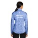 Ladies PosiCharge® Electric Heather Colorblock 1/4-Zip Pullover - Screen Printed