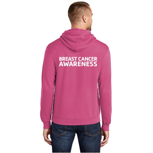 Adult Hooded Sweat Shirt- - Breast Cancer Awareness w/ Y Logo Selection  