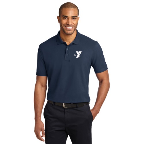 Mens Stain-Resistant Tall Size Polo - Screen Print