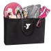 Twill Black Jumbo Tote