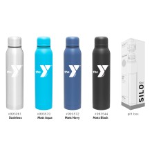 16oz H2GO Silo Stainless Steel Insulated Bottle with YMCA Logo (Ships from California)