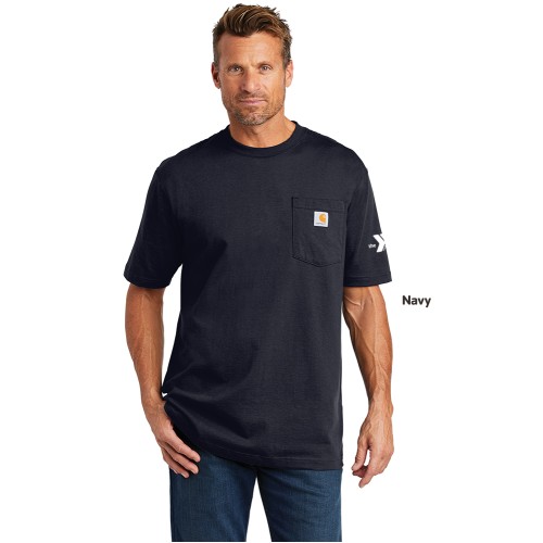Adult Carhartt ® Workwear Pocket Short Sleeve T-Shirt - Screen Printed w/ Y Logo