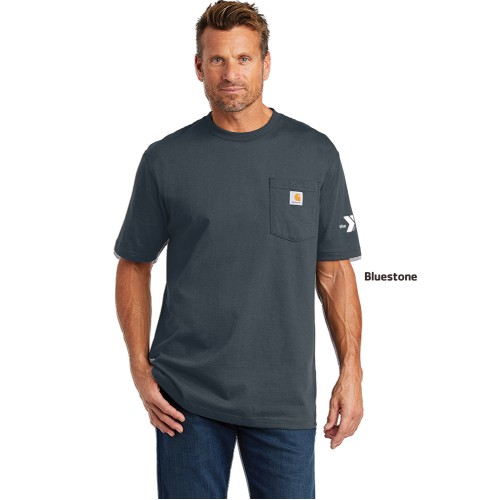 Adult Carhartt ® Workwear Pocket Short Sleeve T-Shirt - Screen Printed w/ Y Logo