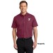 Mens Short Sleeve Easy Care Shirt - Embroidered