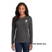 Ladies Long Sleeve 100% Cotton Tee  - Screen Print