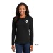 Ladies Long Sleeve 100% Cotton Tee  - Screen Print