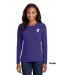 Ladies Long Sleeve 100% Cotton Tee  - Screen Print