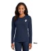 Ladies Long Sleeve 100% Cotton Tee  - Screen Print