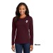 Ladies Long Sleeve 100% Cotton Tee  - Screen Print