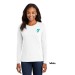 Ladies Long Sleeve 100% Cotton Tee  - Screen Print