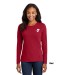 Ladies Long Sleeve 100% Cotton Tee  - Screen Print