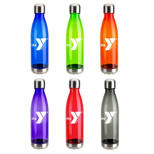 25 oz Tritan® Bottle with Stainless Base and Cap with YMCA Logo