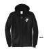Adult 9oz Tall Essential Fleece Full-Zip Hooded Sweatshirt - Screen Print