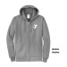 Adult 9oz Tall Essential Fleece Full-Zip Hooded Sweatshirt - Screen Print