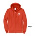 Adult 9oz Tall Essential Fleece Full-Zip Hooded Sweatshirt - Screen Print