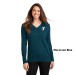 Ladie's V-Neck Sweater - Embroidered