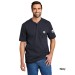 Adult Carhartt ® Short Sleeve Henley T-Shirt - Screen Printed w/ Y Logo on Sleeve