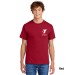 Adult GUARD 100% Cotton 5.4 oz Tee Shirt - Left Chest Y Lifeguard w/ 4" Guard Design on Back