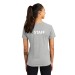 Ladies Tri-Blend Wicking Scoop Neck Raglan Tee - Screen Print 