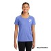 Ladies Tri-Blend Wicking Scoop Neck Raglan Tee - Screen Print 