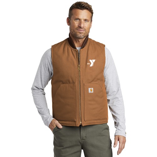 Men's Carhartt ® Duck Insulated Vest  - Embroidered
