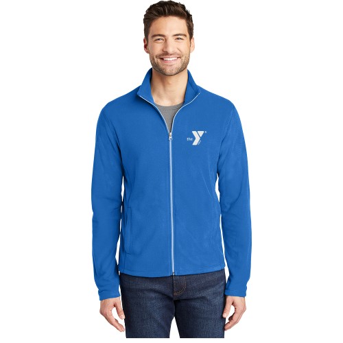 Mens Full Zip Microfleece - Embroidered
