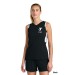 Women's Sleeveless Colorblock V-Neck - Screen Print 
