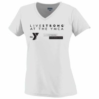 Ladies Short Sleeve Wicking Tee- LIVESTRONG