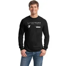 Adult 5.6oz Long Sleeve DryBlend 50/50 Tee - LiveStrong