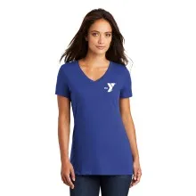 Ladies Perfect Weight™ V-Neck Tee - Screen Print