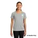 Ladies Tri-Blend Wicking Scoop Neck Raglan Tee - Screen Print 