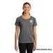 Ladies Tri-Blend Wicking Scoop Neck Raglan Tee - Screen Print 
