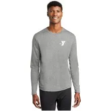 Mens RacerMesh Long Sleeve Tee - Screen Print